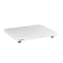 Fluance IB40 Turntable Isolation Base AntiVibration Wood Platform for Enhanced Sound Clarity and Superior Damping with Height Adjustable Feet Bubble Level Universal Compatibility Piano White