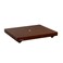 Fluance IB40 Turntable Isolation Base AntiVibration Wood Platform for Enhanced Sound Clarity and Superior Damping with Height Adjustable Feet Bubble Level Universal Compatibility Natural Walnut