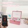 TANLANIN CD Player Portable for Home with Upgraded Speakers Bluetooth inOut Rechargeable Desktop CD Player with LED Screen Boombox Wireless Transmission Headphone Jack Light Pink