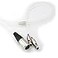 NewFantasia HiFi Cable 4pin XLR Balanced Male for Audeze LCD2 LCD3 LCD4 LCDX LCDXC MM500 Headphone Silver Plated Replacement Audio Upgrade Cable