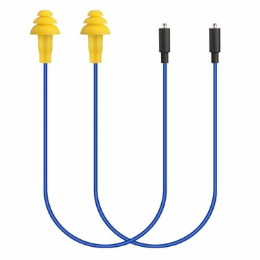 MIPEACE 2pcs Replacement Work Earbuds Cables for ModelMI04N Wireless Neckband Replaceable Earbuds Blue Yellow