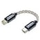 GUCraftsman USB C Type C to Type C Headphone Amplifier Cable 6N Single Crystal Silver for FiiO BTR5 Q1 Q3 Q3s Qudelix 5K xDuoo Link2 XD05PLUS E1DA 9038G3 9038S 9038D Lotoo PAW S2