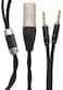 KK Cable HHV HiFi Compatible Audio Upgrade Cable Replacement for T1 II T5 Headphones 4pin XLR Male Plug Audio Upgrade Cable HHV 15M49FT