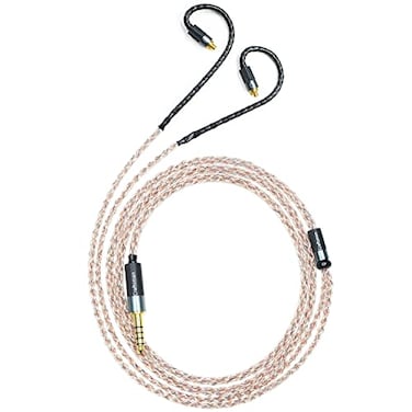 GUCraftsman 5N OFC CopperGraphene Mixed Braid Earphone Replacement Cables for Sennheiser IE200 IE300 IE600 IE900 35mm Plug