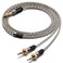 GUCraftsman 6N Single Crystal Silver Upgrade Headphones Cable 4Pin XLR25mm44mm Balance Headphone Upgrade Cable for Sony MDRZ7 MDRZ7M2 MDRZ1R 44mm Plug