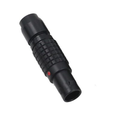 HangTon Black 0B FGG 7 Pin Connector Male Circular Push Pull Cable Plug Compatible for Lemo