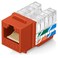 Everest Media Solutions Everest 90 Angled RJ45 Cat6 Keystone Jacks 20Pack in Orange Slim Profile Female RJ45 Connectors Cat 6 Keystone Jack Compatible with 90 Angled Speed Termination Tool easyJACK B0
