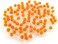 DGZZI UY2 Gell Connector 100PCS Waterproof Orange Clear Twin Blade 2 Wire Gel Filled Crimp Connector