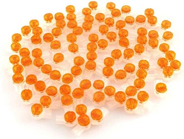DGZZI UY2 Gell Connector 100PCS Waterproof Orange Clear Twin Blade 2 Wire Gel Filled Crimp Connector