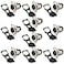 ANMBEST 10PCS HDMI IP67 Waterproof Connector Zinc Alloy Housing Panel Mount Female to Female HDMI Bulkhead Coupler with Weatherproof Dust Cap