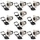 ANMBEST 10PCS HDMI IP67 Waterproof Connector Zinc Alloy Housing Panel Mount Female to Female HDMI Bulkhead Coupler with Weatherproof Dust Cap