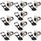 ANMBEST 10PCS HDMI IP67 Waterproof Connector Zinc Alloy Housing Panel Mount Female to Female HDMI Bulkhead Coupler with Weatherproof Dust Cap