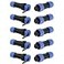 Uonecn SP13 IP68 Waterproof 2 Pin LED High Power Connectors 2 Pin Power Plug Connector Circular Kit Male Plug Female Socket 5 Sets