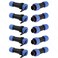 Uonecn SP13 IP68 Waterproof 2 Pin LED High Power Connectors 2 Pin Power Plug Connector Circular Kit Male Plug Female Socket 5 Sets