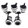 ANMBEST 5PCS Panel Mounting RJ45 CAT6 Connector Cat55e6 8P8C Ethernet LAN Cable Adapter Zinc Alloy Housing Double Head Coupler Female to Female with WaterproofDust Cap