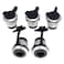 ANMBEST 5PCS Panel Mounting RJ45 CAT6 Connector Cat55e6 8P8C Ethernet LAN Cable Adapter Zinc Alloy Housing Double Head Coupler Female to Female with WaterproofDust Cap