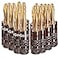 Goaycer Speaker Connector Banana Plugs 24K Gold Plated Brass 4mm Plug 12 Pairs24 pcs
