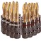 Goaycer Speaker Connector Banana Plugs 24K Gold Plated Brass 4mm Plug 12 Pairs24 pcs