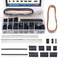 Glarks 635Pcs Connector Housing MaleFemale Pin Connector 40 Pin 254mm Pitch Pin Headers and 10 Wire Rainbow Color Flat Ribbon IDC Wire Cable