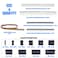Glarks 635Pcs Connector Housing MaleFemale Pin Connector 40 Pin 254mm Pitch Pin Headers and 10 Wire Rainbow Color Flat Ribbon IDC Wire Cable