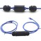 Toptekits 5 Pack RJ45 Waterproof Connector IP67 Ethernet Network Cable Connector Double Head Outdoor LAN Coupler Adapter Female Cat5 6 8P8C