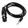 GAGACOCC 1m Black 5N OCC Cooper Cable 18 35mm Male to 4 pin XLR Female 4 pin XLR Balanced Cable Audio Adapter Audio Cable