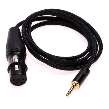 GAGACOCC 1m Black 5N OCC Cooper Cable 18 35mm Male to 4 pin XLR Female 4 pin XLR Balanced Cable Audio Adapter Audio Cable