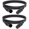 CNCESS 4Pin XLR Balanced Headphone Extension Cable Male to Female 6 Feet 2 Pack