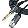 Twozoh XLR Female to 14 TRS Cable 15FT Braided 635mm Stereo Jack Balanced to 3pin XLR Microphone Cable