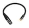 Devinal XLR to 35mm TRS Adapter Cable Female to Female Balanced Audio Converter with GoldPlated Connectors for MicsMixersInterfaces 6ft NylonBraided