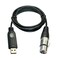 DSD TECH SHAU20A USB to XLR Cable for Dynamic Microphones Such as Shure59FT
