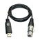 DSD TECH SHAU20A USB to XLR Cable for Dynamic Microphones Such as Shure59FT