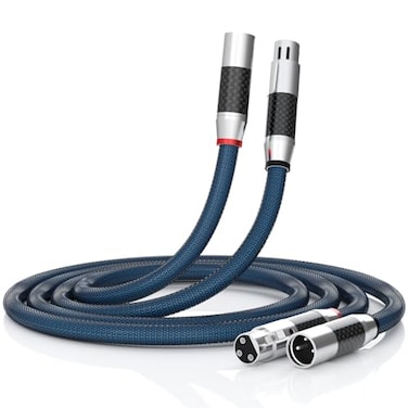 Monosaudio 17AWG Audiophile XLR Cables OFC Silver Plated Pair Female to Male Balanced Interconnect Cable Signal Cord Speaker Cables for AudioSpeakersSubwoofersTurntableAmplifierDAC1M33Ft