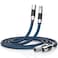 Monosaudio 17AWG Audiophile XLR Cables OFC Silver Plated Pair Female to Male Balanced Interconnect Cable Signal Cord Speaker Cables for AudioSpeakersSubwoofersTurntableAmplifierDAC1M33Ft