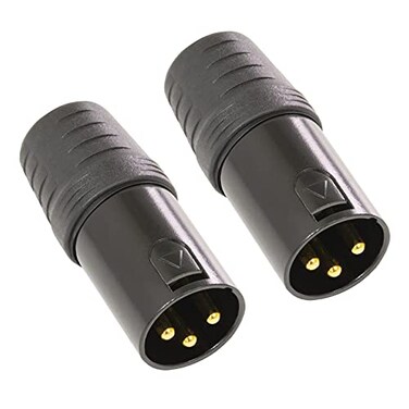 SIRS-E SIRSE 2Pack CPoint DMXterminator XLR 3 Pin DMX Terminator 120 Ohm XLR3TERM