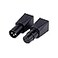 Toronce DMX to RJ45 Connector RJ45 Ethernet to 3 Pin XLR DMX Female Male Adapter Sets 3PIN1Pair