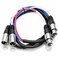 Seismic Audio SARLX2x52 Channel XLR Color Coded MultiPatch Snake Cable 5 Feet Pro Audio