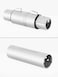 CableCreation 2Pair XLR Male to Male XLR Female to Female 3PIN Adapter Connector Compatible with MicrophoneMixerSilver