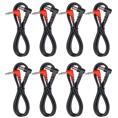 Kurrent Electric 8 Pack Effects Pedal Power Cables for use with Furman SPB89C SPB8 Pedalboards