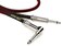 Ernie Ball Braided Instrument Cable StraightAngle 25ft RedBlack P06062