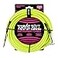 Ernie Ball Braided Instrument Cable StraightAngle 10ft Neon Yellow P06080