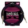 Ernie Ball Braided Instrument Cable Straight Straight 10ft PurpleBlack