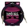 Ernie Ball Braided Instrument Cable Straight Straight 10ft PurpleBlack