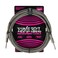 Ernie Ball Braided Instrument Cable StraightStraight 10ft Silver Fox P06429