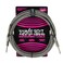 Ernie Ball Braided Instrument Cable StraightStraight 10ft Silver Fox P06429