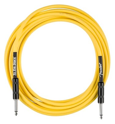 Fender Tom DeLonge 10 To The Stars Instrument Cable Graffiti Yellow