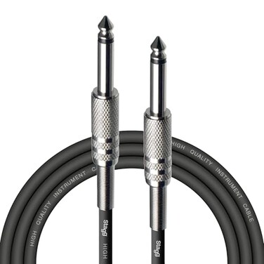 Stagg SGC3 SSeries Instrument Cable with Phone Plug to Phone Plug Connectors 10ft