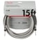 Fender Professional Series Tweed Instrument Cable Guitar Cable Guitar Accessories StraightStraight White 15ft