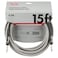 Fender Professional Series Tweed Instrument Cable Guitar Cable Guitar Accessories StraightStraight White 15ft