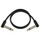 Planet Waves DAddario Accessories Flat Guitar Patch Cable Guitar Pedal Cable PWFPRR022 ft Right Angle Single Pack